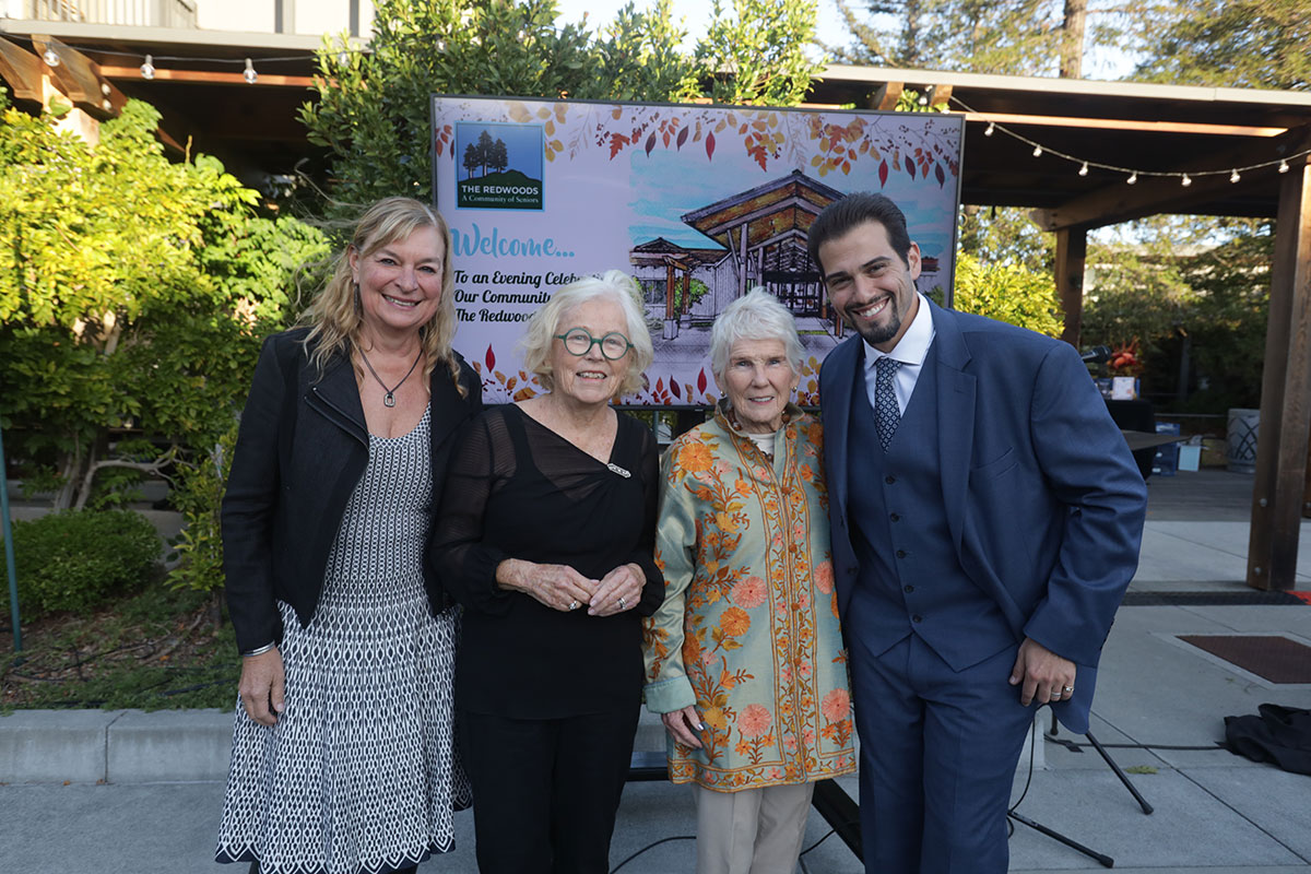 Chairs, Vera Meislin, Betsey Cutler, Claire McAuliffe with Kyle Ruth-Islas, CEO