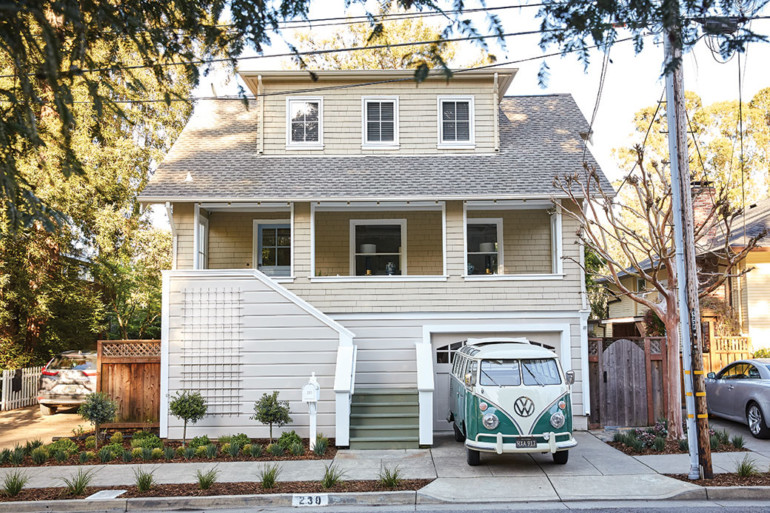 A Home to Walk to Town in Larkspur, Marin Magazine, Baltimore Park Homes