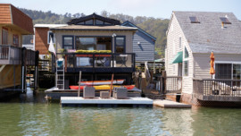 Bruce Thomas' Sausalito houseboat