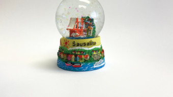 Sausalito Holiday Snowglobe from the Holiday Shoppe