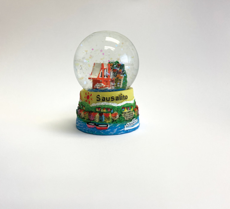 Sausalito Holiday Snowglobe from the Holiday Shoppe