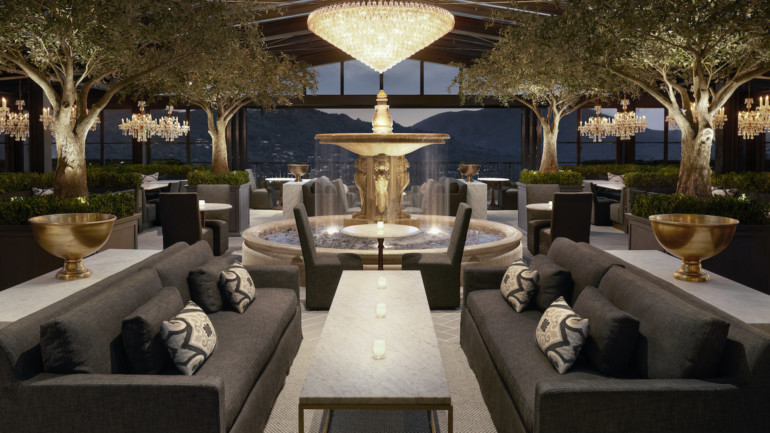 Rooftop Restaurant In Corte Madera, Outdoor Furniture Marin County