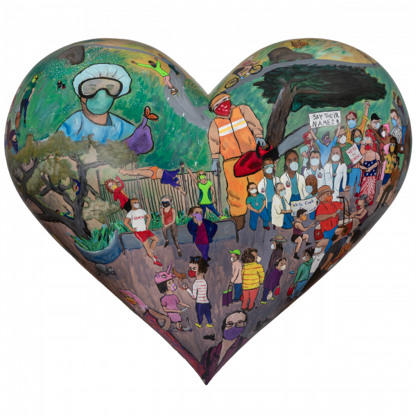 Hearts in San Francisco 2021, "What We Do For Love" by Kaytea Petro, Bay Area Activities, Marin Magazine