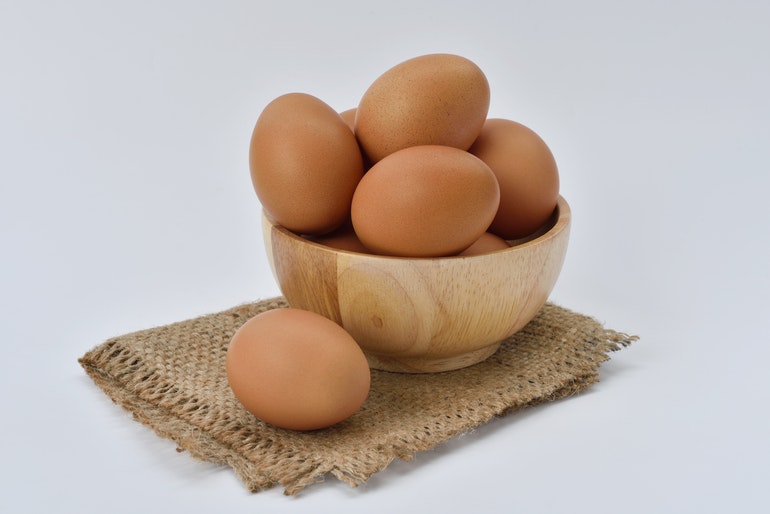 eggs, a lean protein