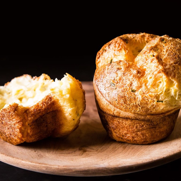 popovers with chives