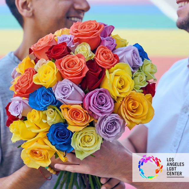 Rainbow Flowers Bouqs Pride Month