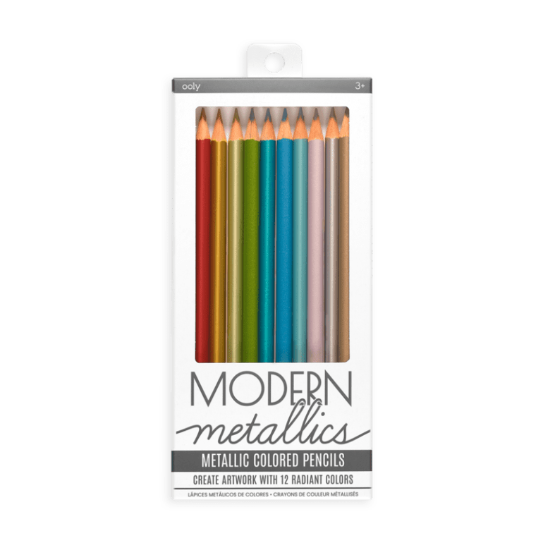 metallic colored pencils