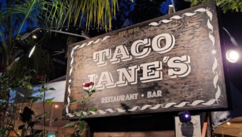 Taco Jane's sign