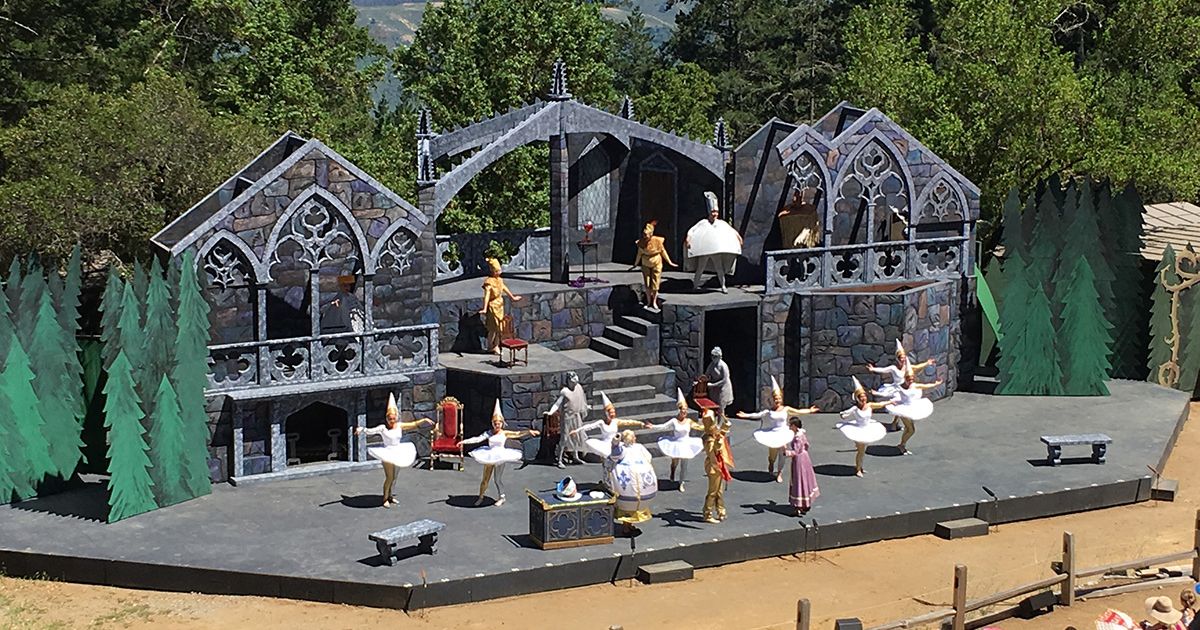 outdoor theater performance