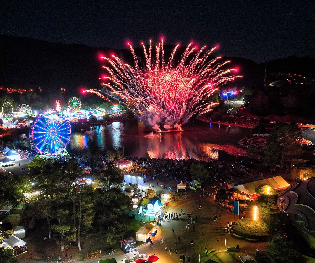 A Timeline Of The Marin County Fair From Past To Present Marin Magazine   Marin County Fair Fireworks 