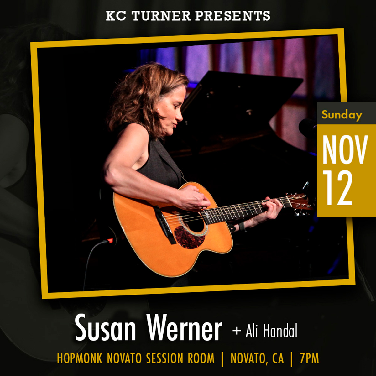 Susan Werner, Live Music this November Marin