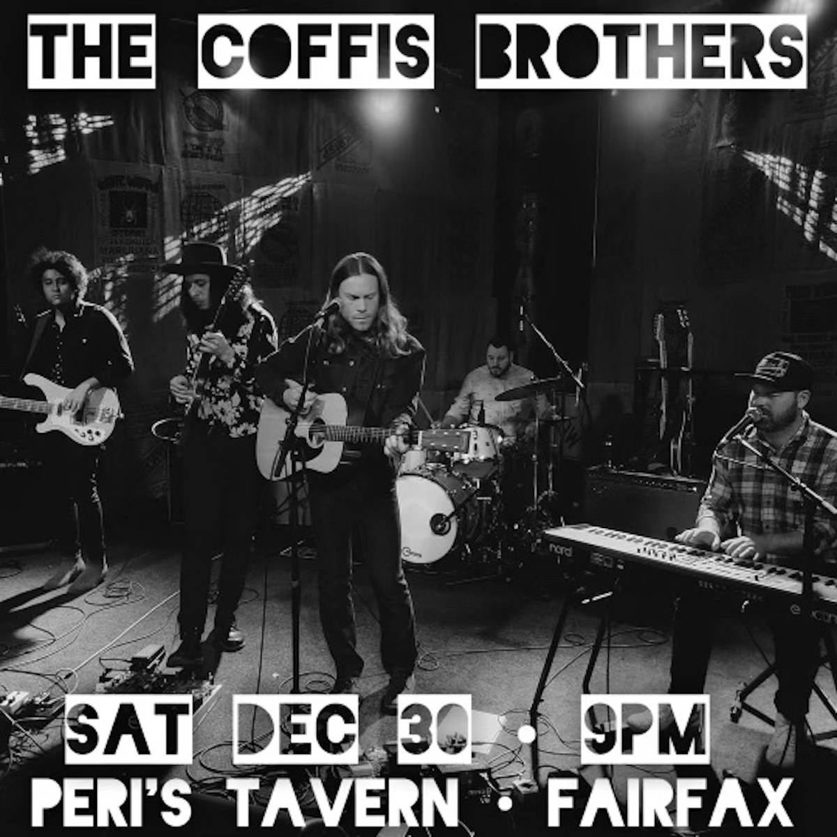 Coffis Brothers, Best Live Music in Marin this December