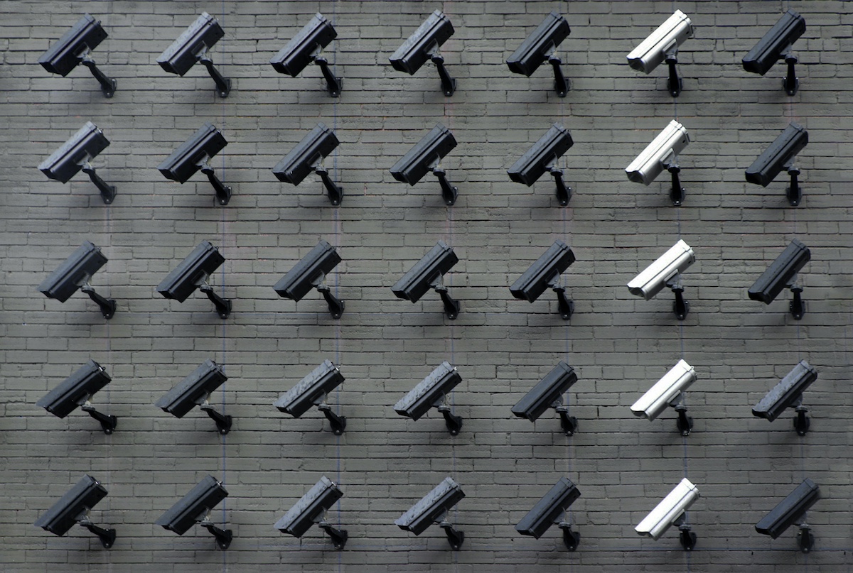 black and white security cameras