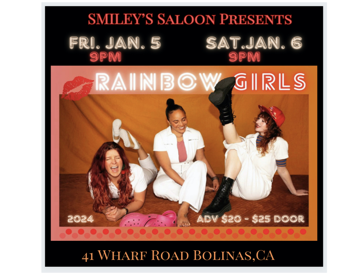 Live Music Marin Rainbow Girls Smiley's Bolinas January