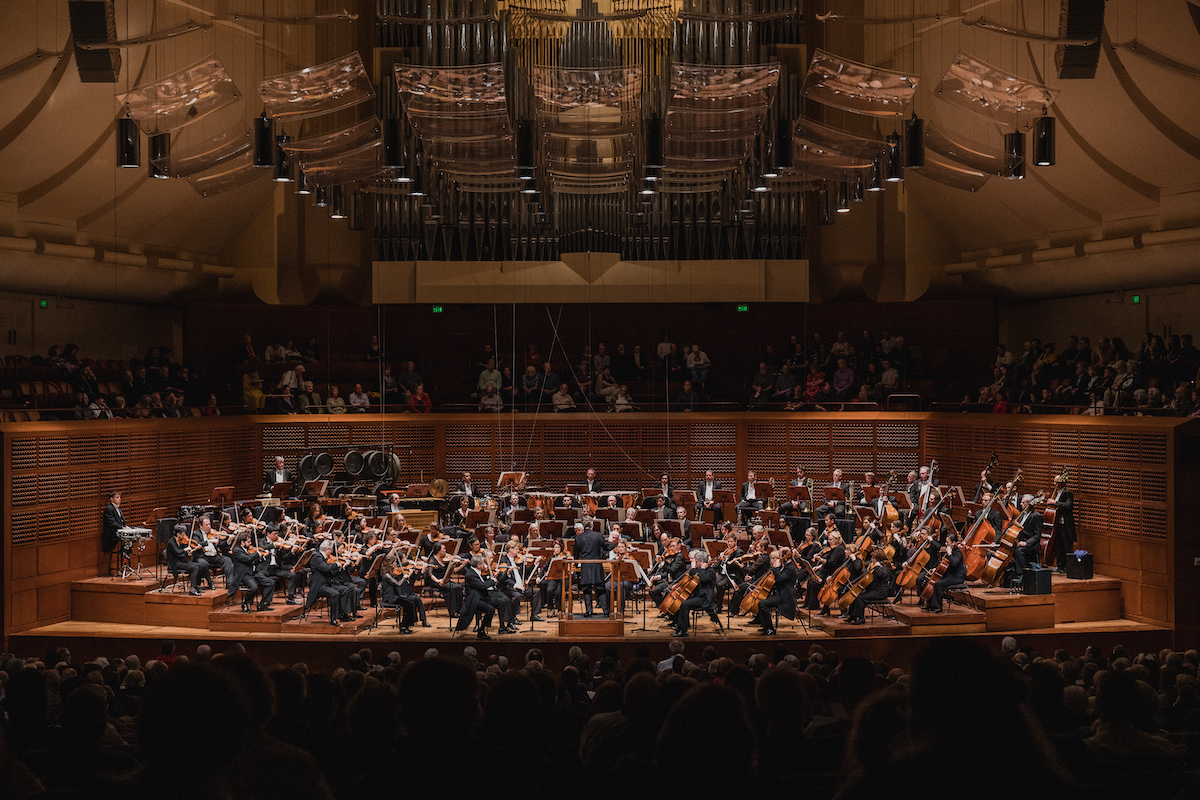 San Francisco Symphony seen in concert.