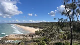 Australian Minjerribah Beach