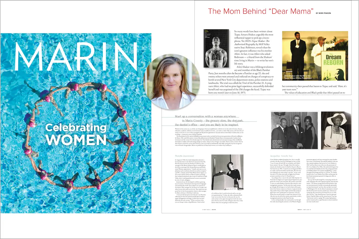 Marin Magazine celebrating women content