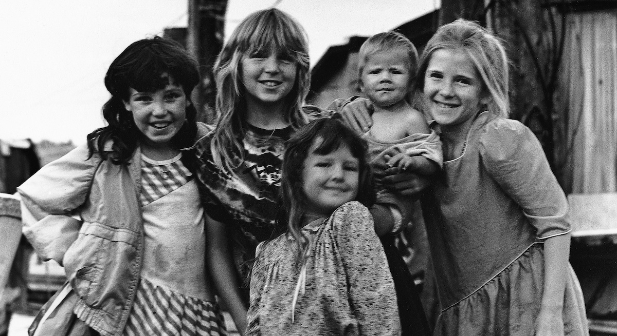 group of girls on the Sausalito waterfront 1970s