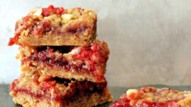 Recipe, Raspberry Streusel Bars