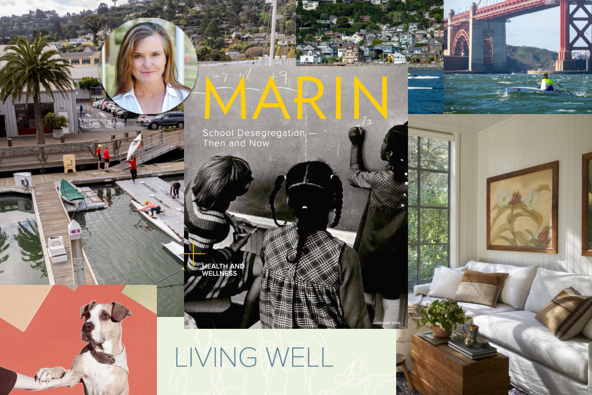 Marin Magazine edit letter collage