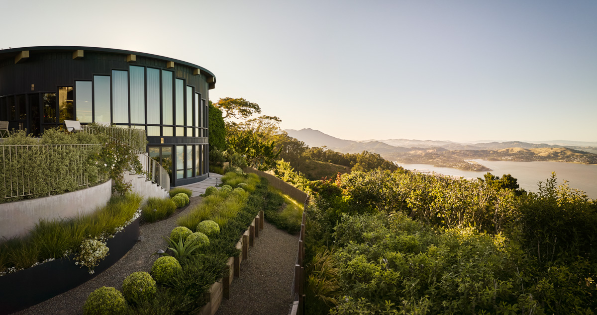 Sausalito round house outside view