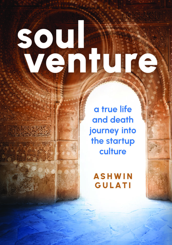 A photo of a book cover with the title "Soul Venture."