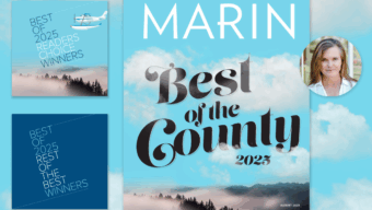 Marin Magazine August cover
