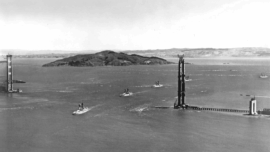 Pacific Fleet Under Bridge