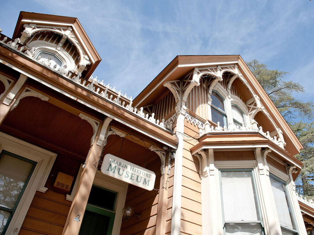 A photo of the Marin History Museum.