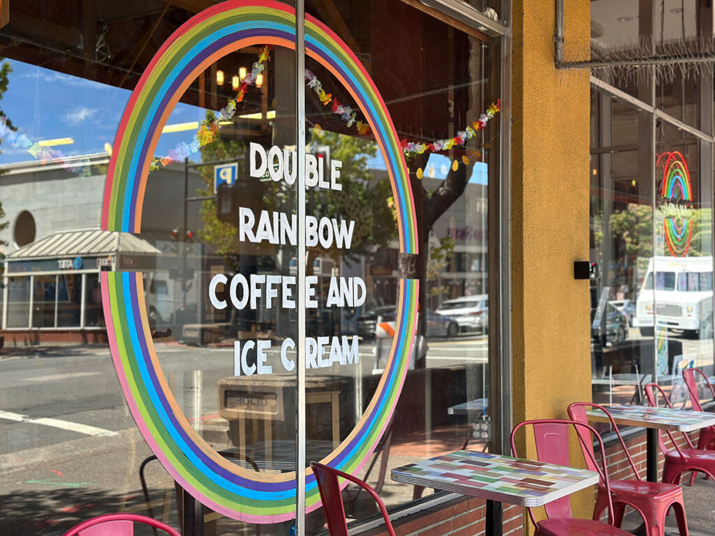 Double Rainbow Coffee and Ice Cream