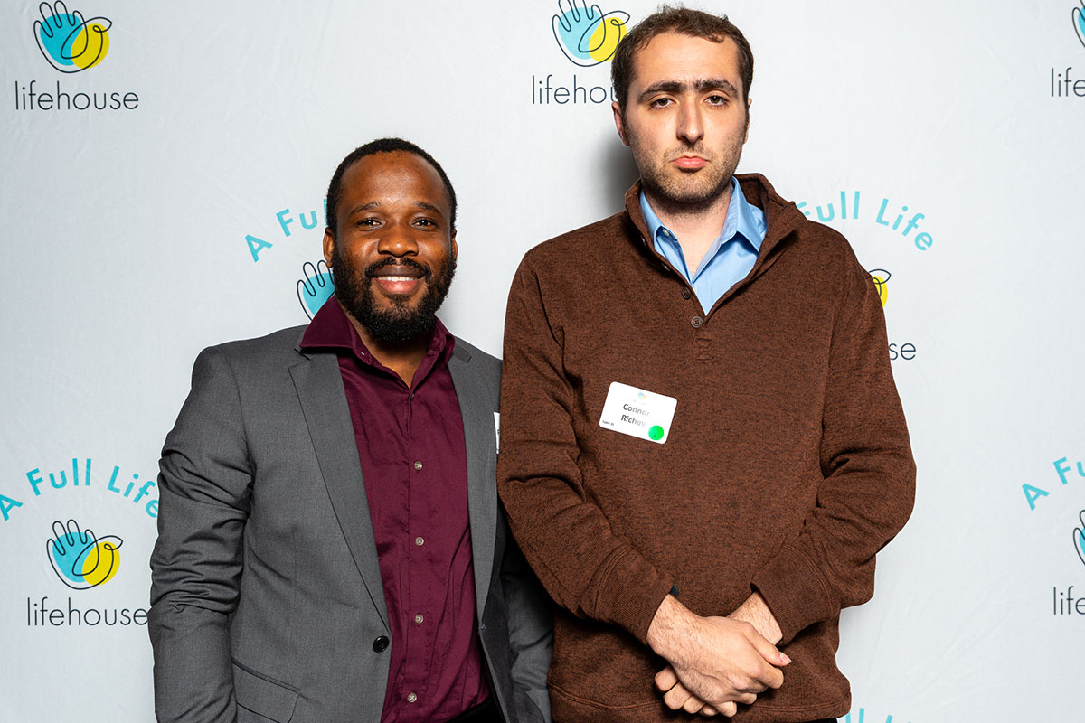 Frantzciyou Saint Fils (Direct Support Professional), Connor Richey (Supported by Lifehouse)