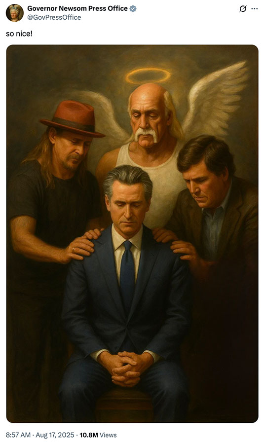 Governor Gavin Newsom Press Office Social Media