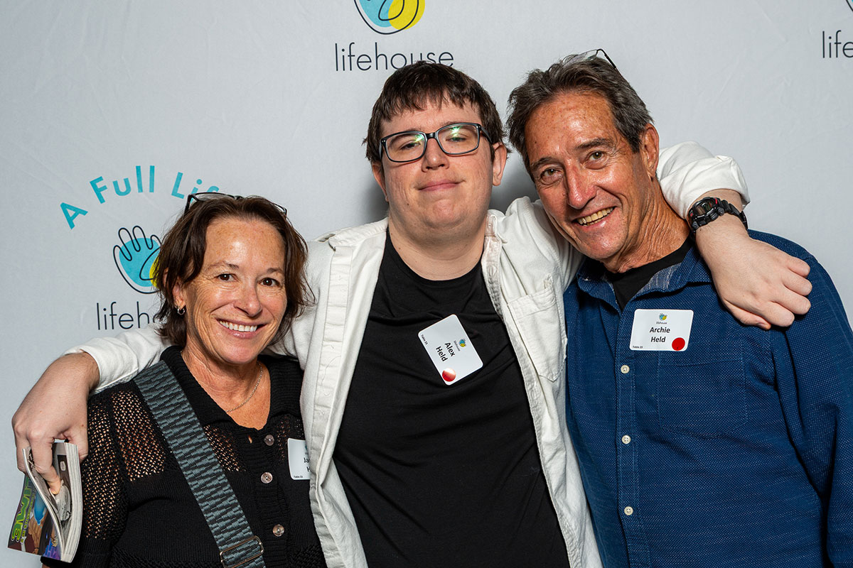 Janet Held (Parent), Alex Held (Supported by Lifehouse), Archie Held (Parent)