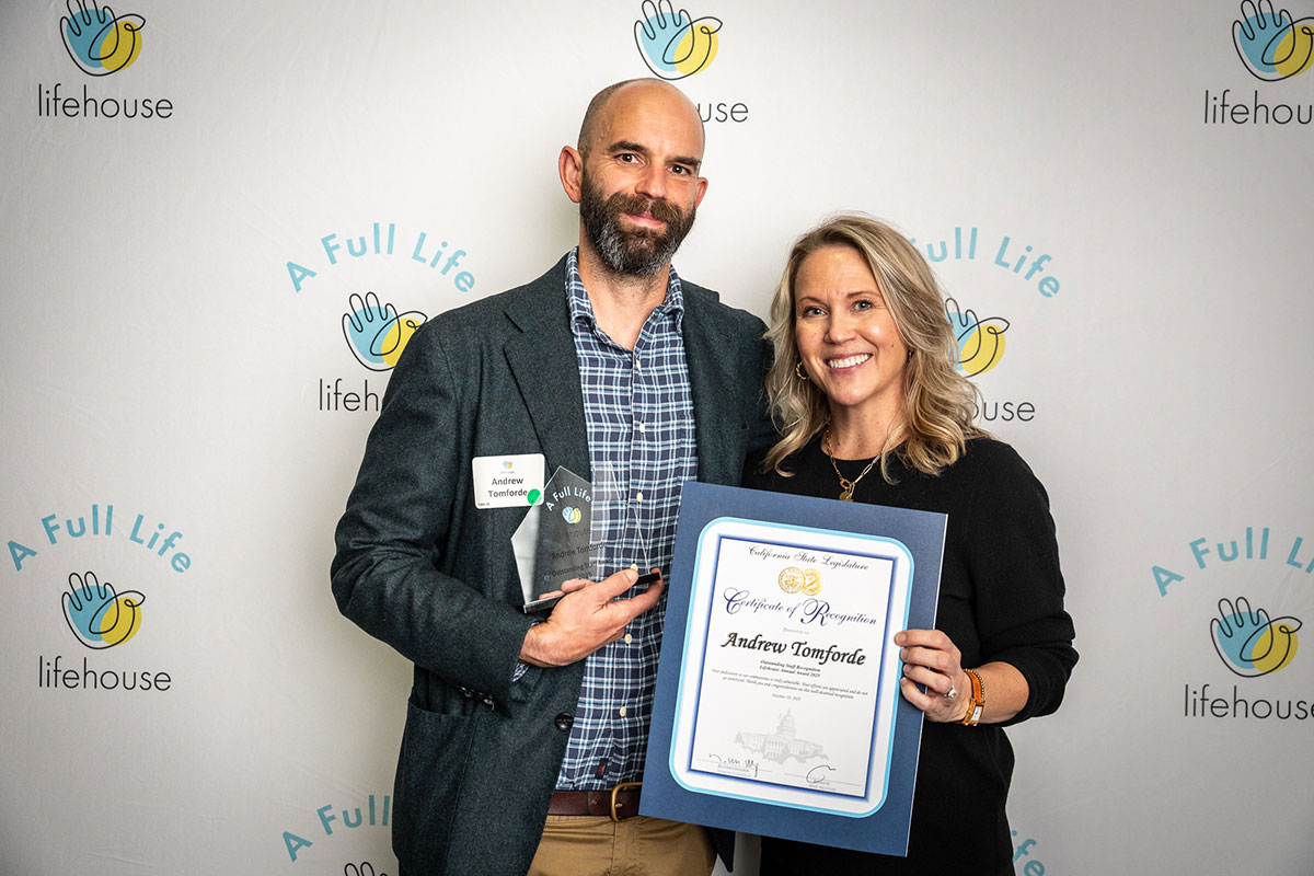 Lisa Rovang (Program Manager), Andrew Tomforde (Outstanding Staff)