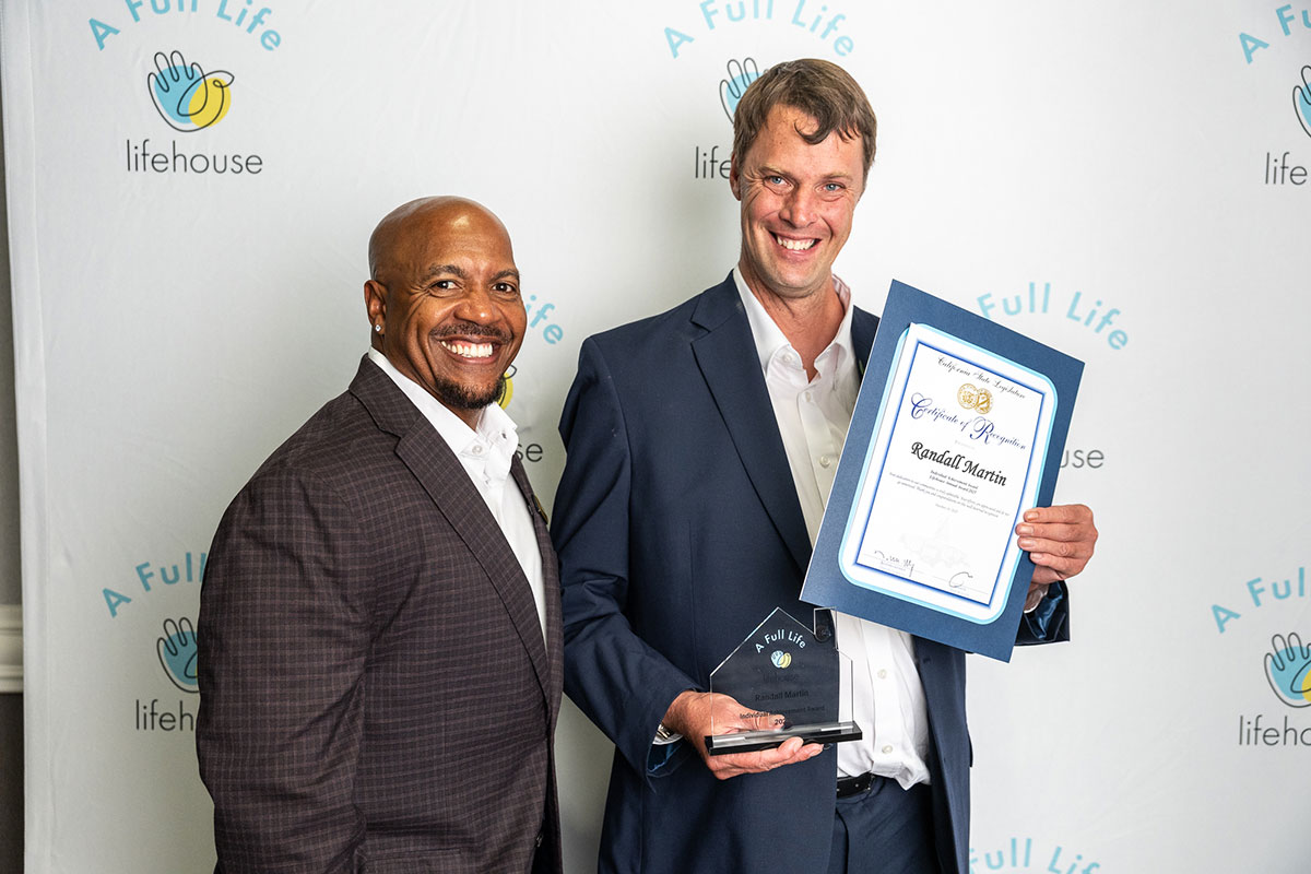 Mario Newton (Manager of Programs &amp; PCT Mentor), Randall Martin (Supported by Lifehouse)