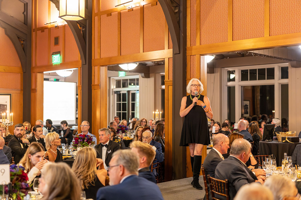 Meredith Parnell Chief Program Officer giving speech