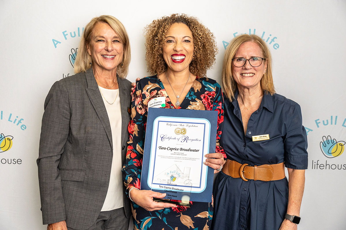 Nancy Dow Moody (President &amp; CEO), Tara-Caprice Broadwater (Love2Dance Novato), Ann Elias (Chief Development Officer)