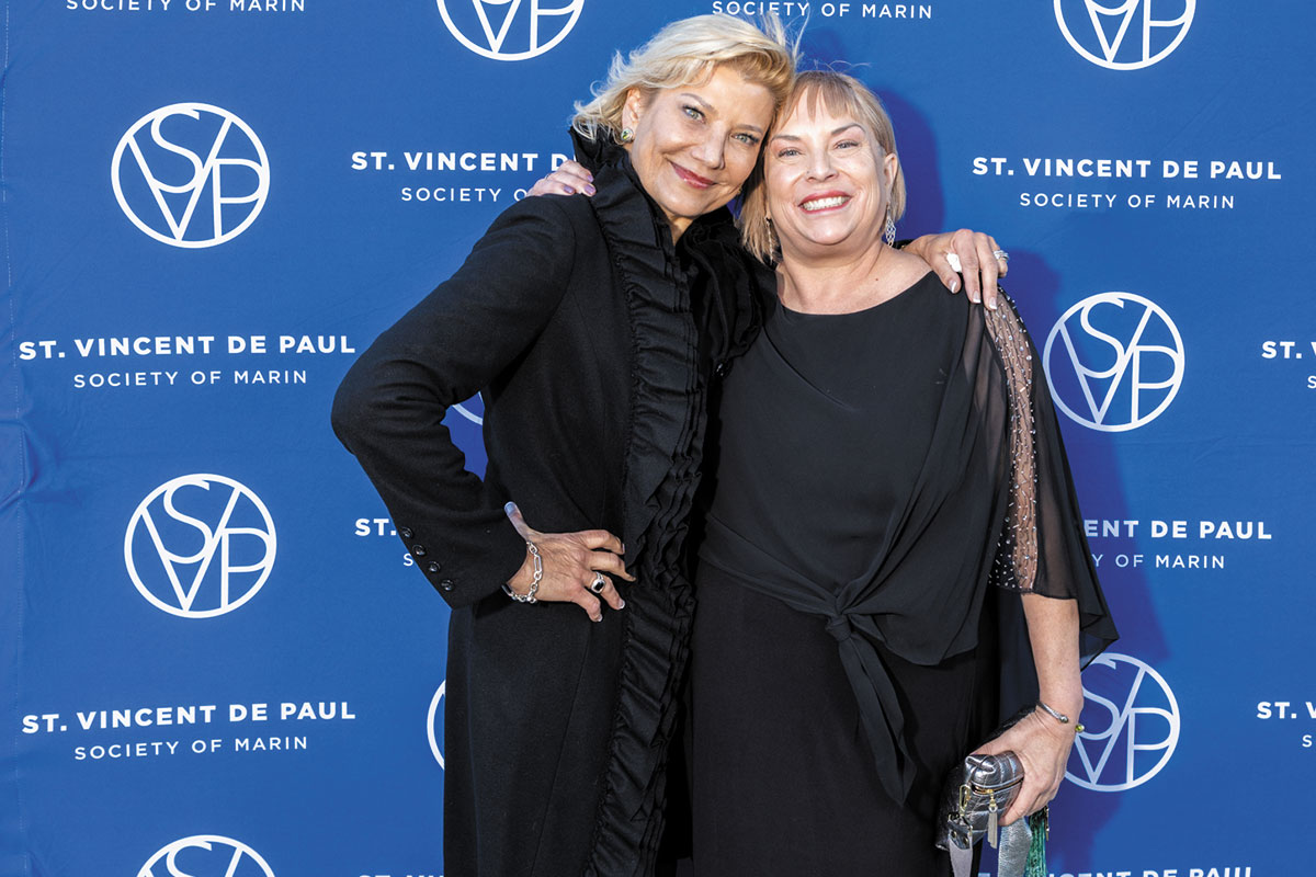 Soraya Aughney of Sponsor CPA Valet with Trish Peterson