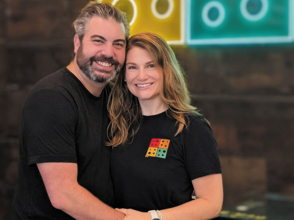 Squared Pizza - Founder Joe Garfola and his wife Vicki