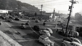 The Hub - San Angelo’s intersection old photo 1949