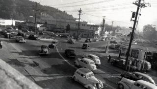 The Hub - San Angelo’s intersection old photo 1949