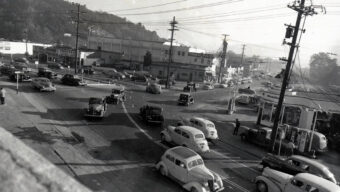 The Hub - San Angelo’s intersection old photo 1949