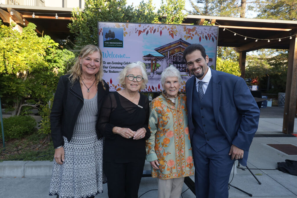 Chairs, Vera Meislin, Betsey Cutler, Claire McAuliffe with Kyle Ruth-Islas, CEO