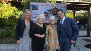 Chairs, Vera Meislin, Betsey Cutler, Claire McAuliffe with Kyle Ruth-Islas, CEO