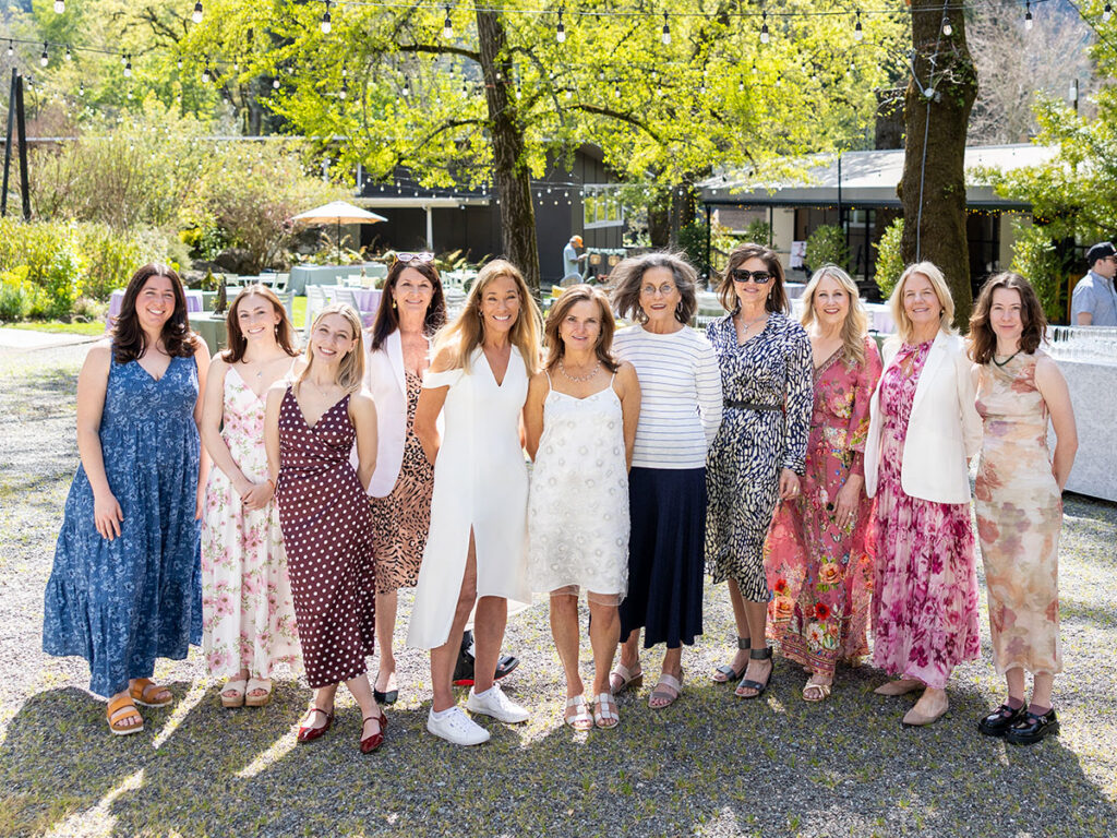 Marin Magazine staff at 20th anniversary celebration