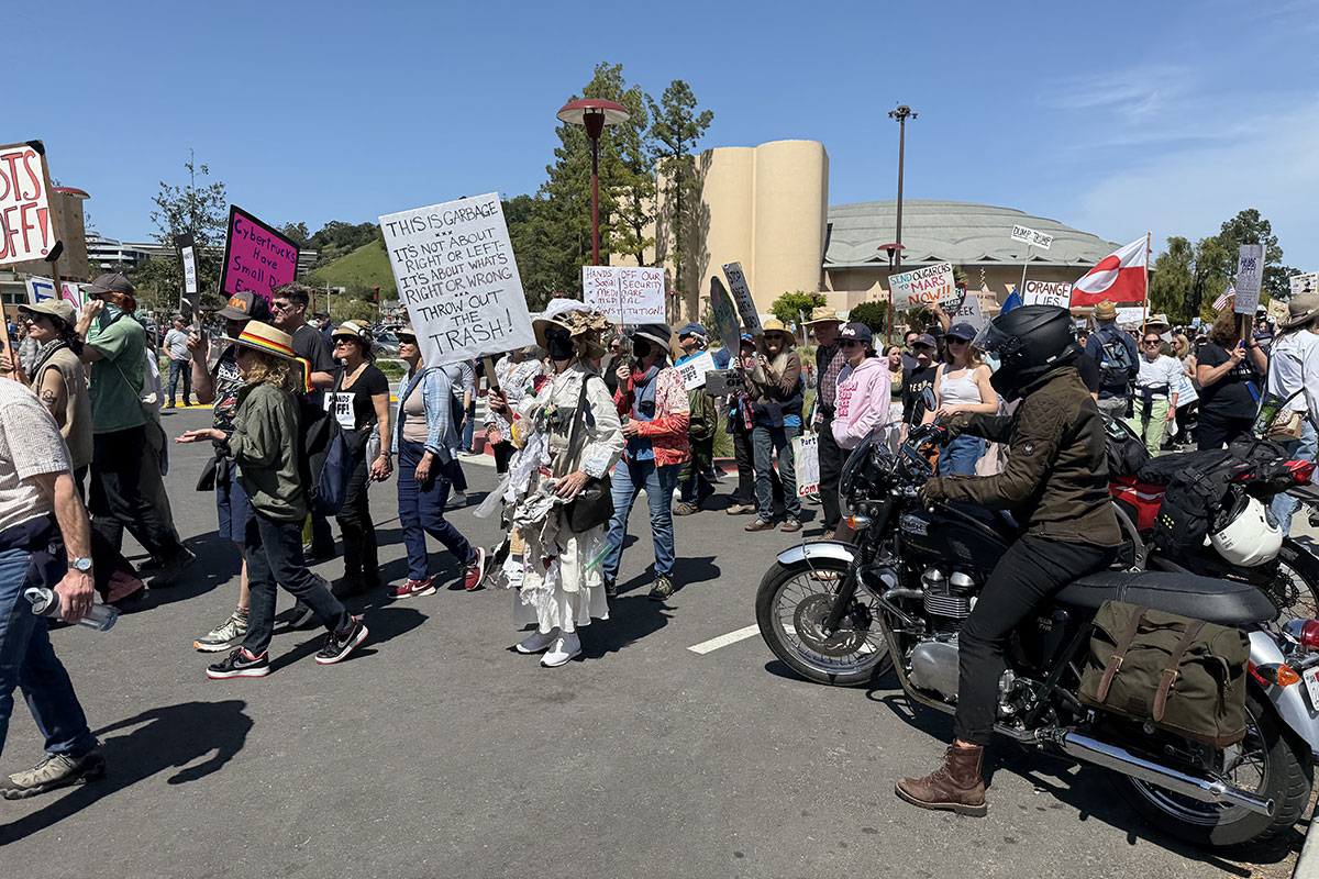 Marin’s creativity on display at various No Kings protests