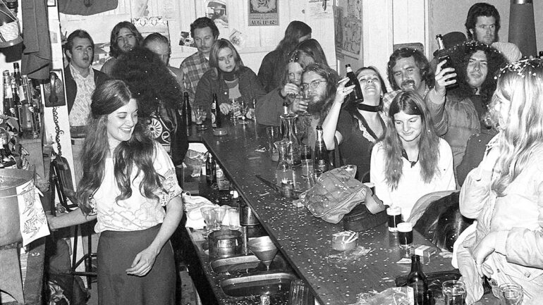 Marshall Tavern New Year’s Eve 1971 Party - old picture