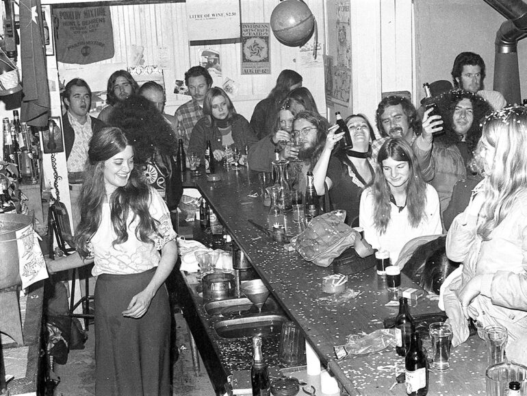 Marshall Tavern New Year’s Eve 1971 Party - old picture