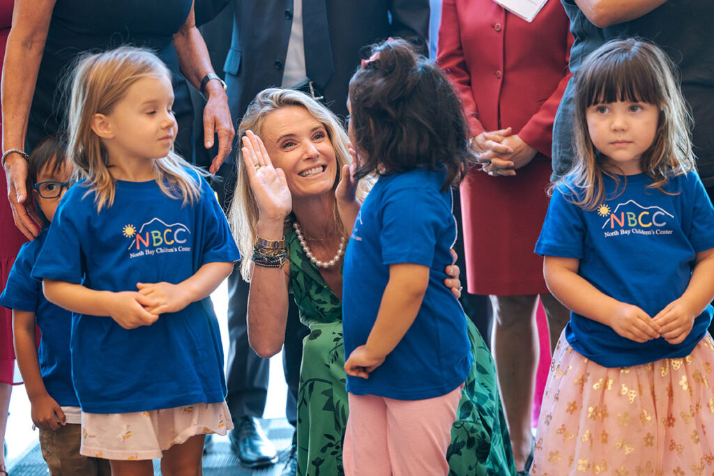 First Partner Jennifer Siebel Newsom at opening of new NBCC campus