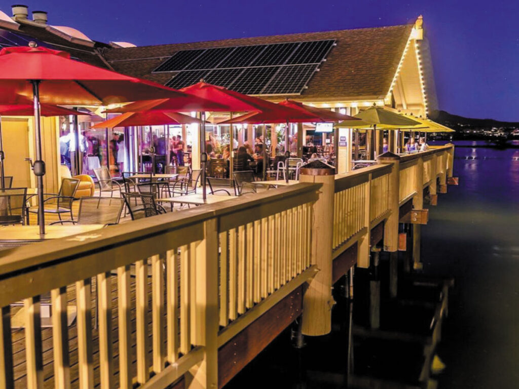 Exterior of Lighthouse Bar & Grill